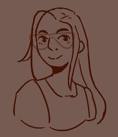 Headshot, clean sketch